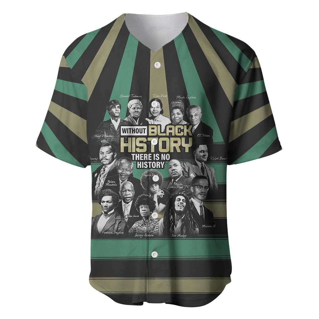 Without Black History There Is No History Baseball Jersey African Hub