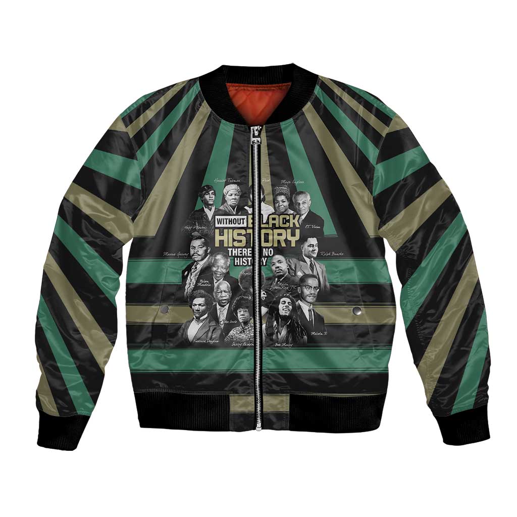 Without Black History There Is No History Bomber Jacket African Hub