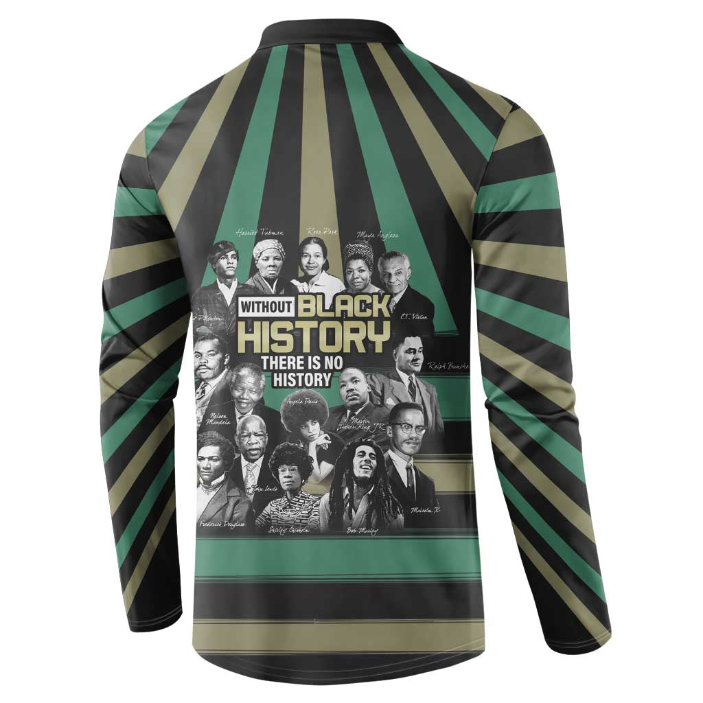 Without Black History There Is No History Button Sweatshirt African Hub