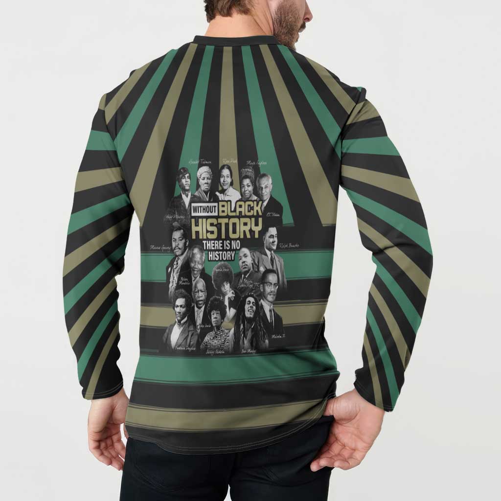 Without Black History There Is No History Button Sweatshirt African Hub