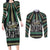 Without Black History There Is No History Couples Matching Long Sleeve Bodycon Dress and Long Sleeve Button Shirt African Hub
