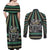 Without Black History There Is No History Couples Matching Off Shoulder Maxi Dress and Long Sleeve Button Shirt African Hub