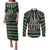 Without Black History There Is No History Couples Matching Puletasi and Long Sleeve Button Shirt African Hub