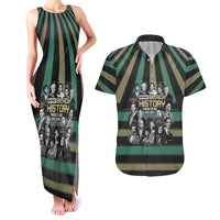 Without Black History There Is No History Couples Matching Tank Maxi Dress and Hawaiian Shirt African Hub