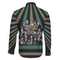 Without Black History There Is No History Family Matching Off The Shoulder Long Sleeve Dress and Hawaiian Shirt African Hub