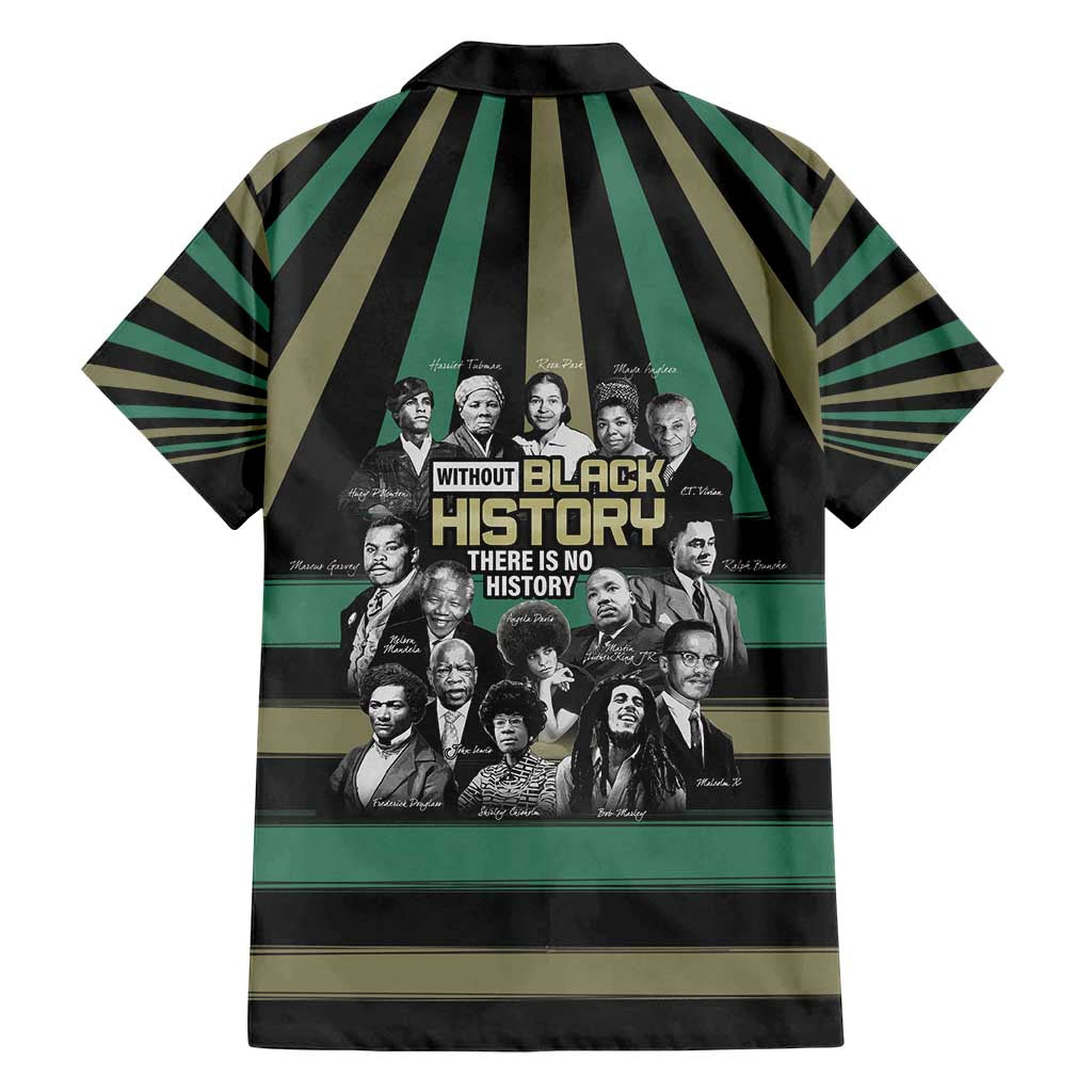 Without Black History There Is No History Family Matching Off Shoulder Maxi Dress and Hawaiian Shirt African Hub