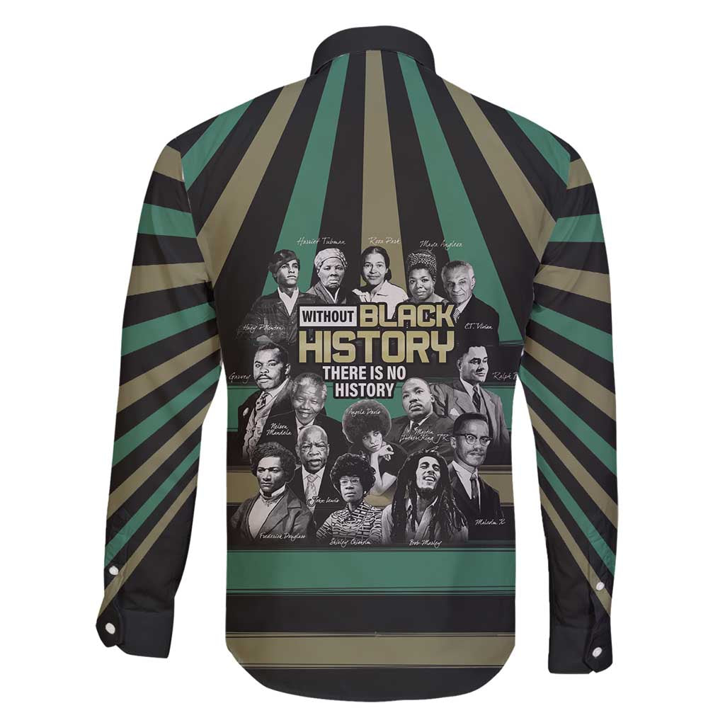 Without Black History There Is No History Family Matching Off Shoulder Maxi Dress and Hawaiian Shirt African Hub