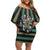 Without Black History There Is No History Family Matching Off Shoulder Short Dress and Hawaiian Shirt African Hub