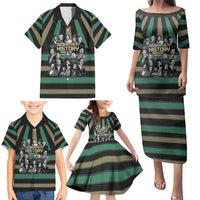Without Black History There Is No History Family Matching Puletasi and Hawaiian Shirt African Hub