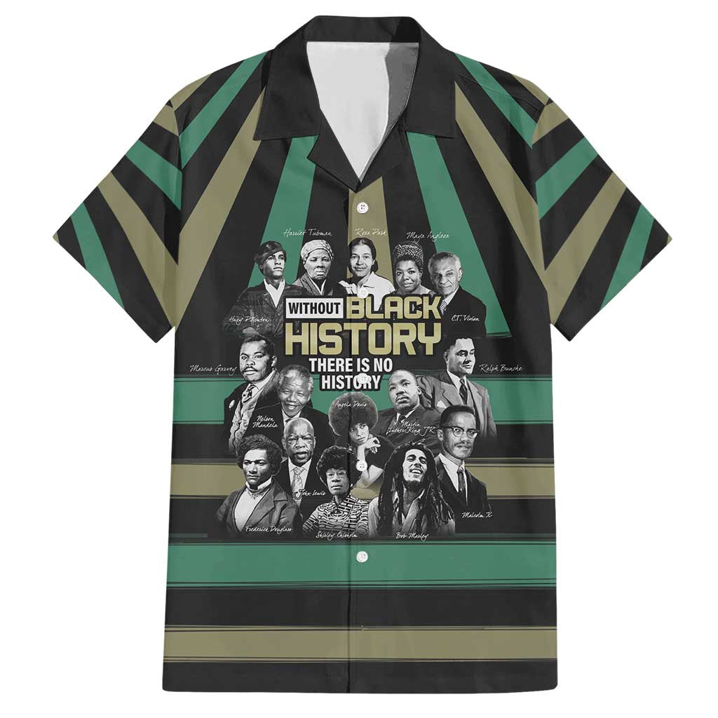 Without Black History There Is No History Family Matching Short Sleeve Bodycon Dress and Hawaiian Shirt African Hub