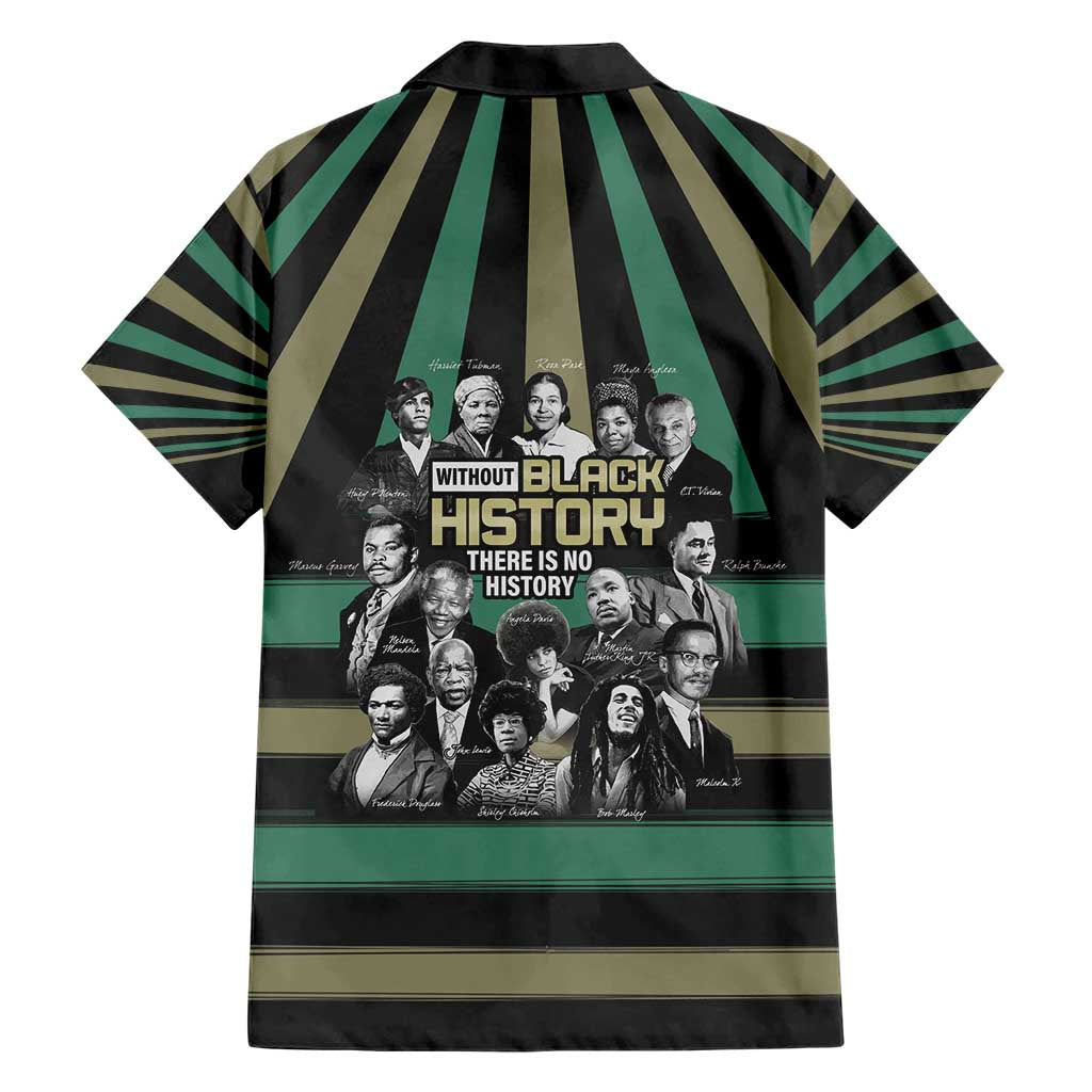 Without Black History There Is No History Family Matching Short Sleeve Bodycon Dress and Hawaiian Shirt African Hub