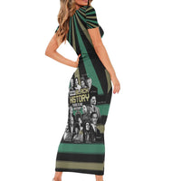 Without Black History There Is No History Family Matching Short Sleeve Bodycon Dress and Hawaiian Shirt African Hub