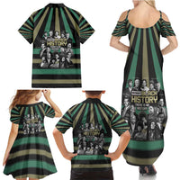 Without Black History There Is No History Family Matching Summer Maxi Dress and Hawaiian Shirt African Hub
