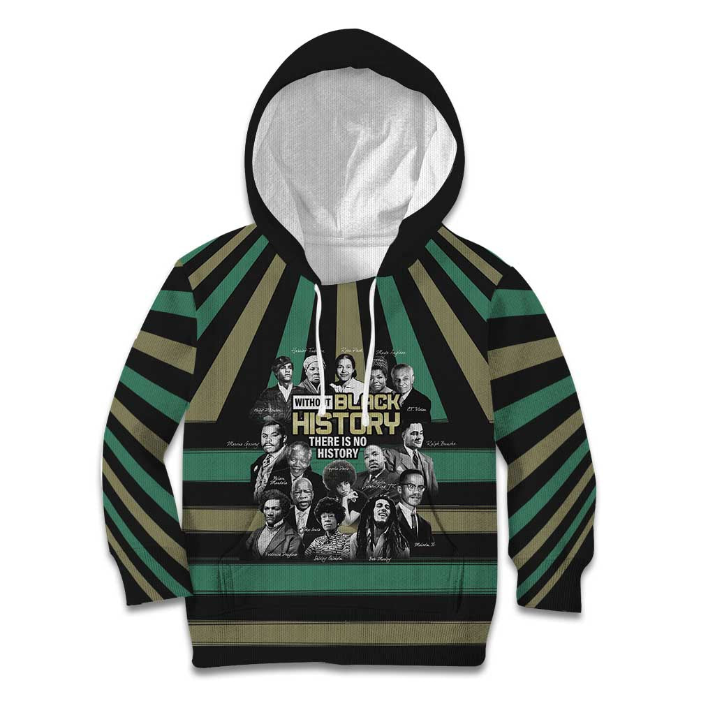 Without Black History There Is No History Kid Hoodie African Hub