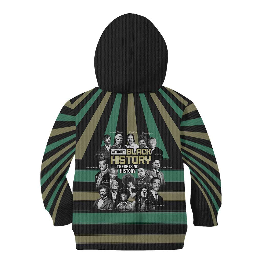 Without Black History There Is No History Kid Hoodie African Hub