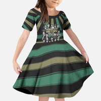 Without Black History There Is No History Kid Short Sleeve Dress African Hub