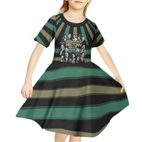 Without Black History There Is No History Kid Short Sleeve Dress African Hub