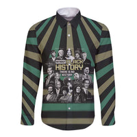 Without Black History There Is No History Long Sleeve Button Shirt African Hub