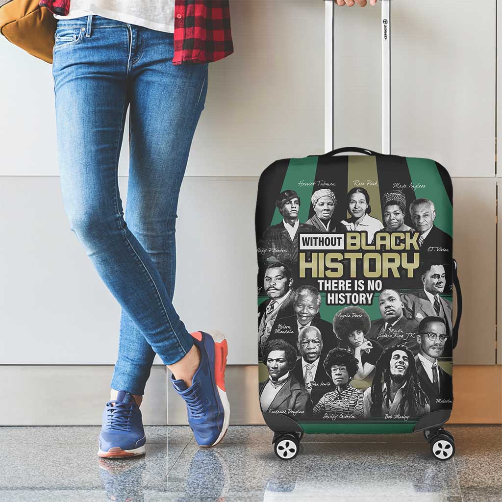 Without Black History There Is No History Luggage Cover African Hub