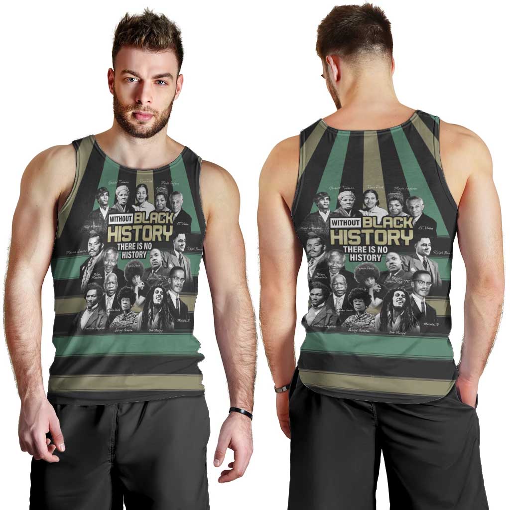 Without Black History There Is No History Men Tank Top African Hub
