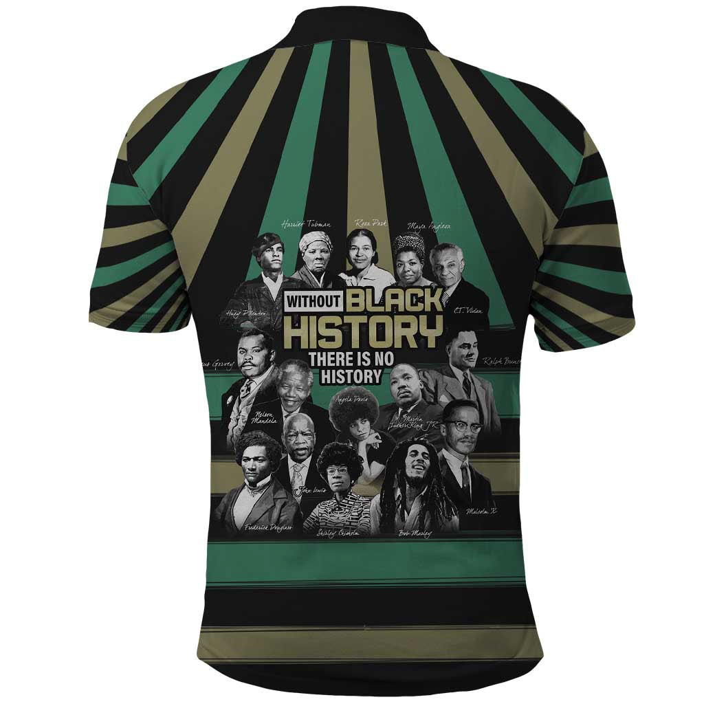 Without Black History There Is No History Polo Shirt African Hub