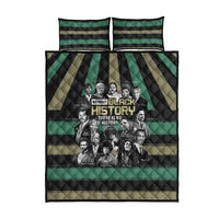 Without Black History There Is No History Quilt Bed Set African Hub