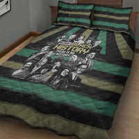 Without Black History There Is No History Quilt Bed Set African Hub