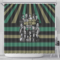 Without Black History There Is No History Shower Curtain African Hub
