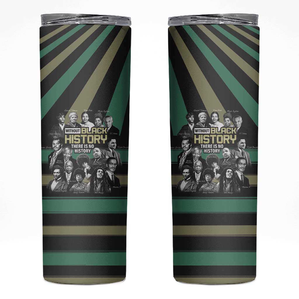 Without Black History There Is No History Skinny Tumbler African Hub