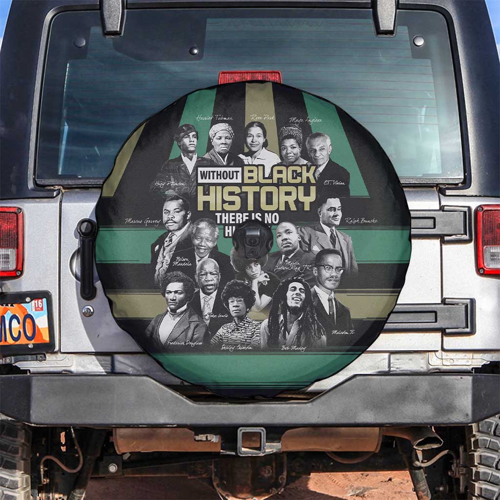 Without Black History There Is No History Spare Tire Cover African Hub