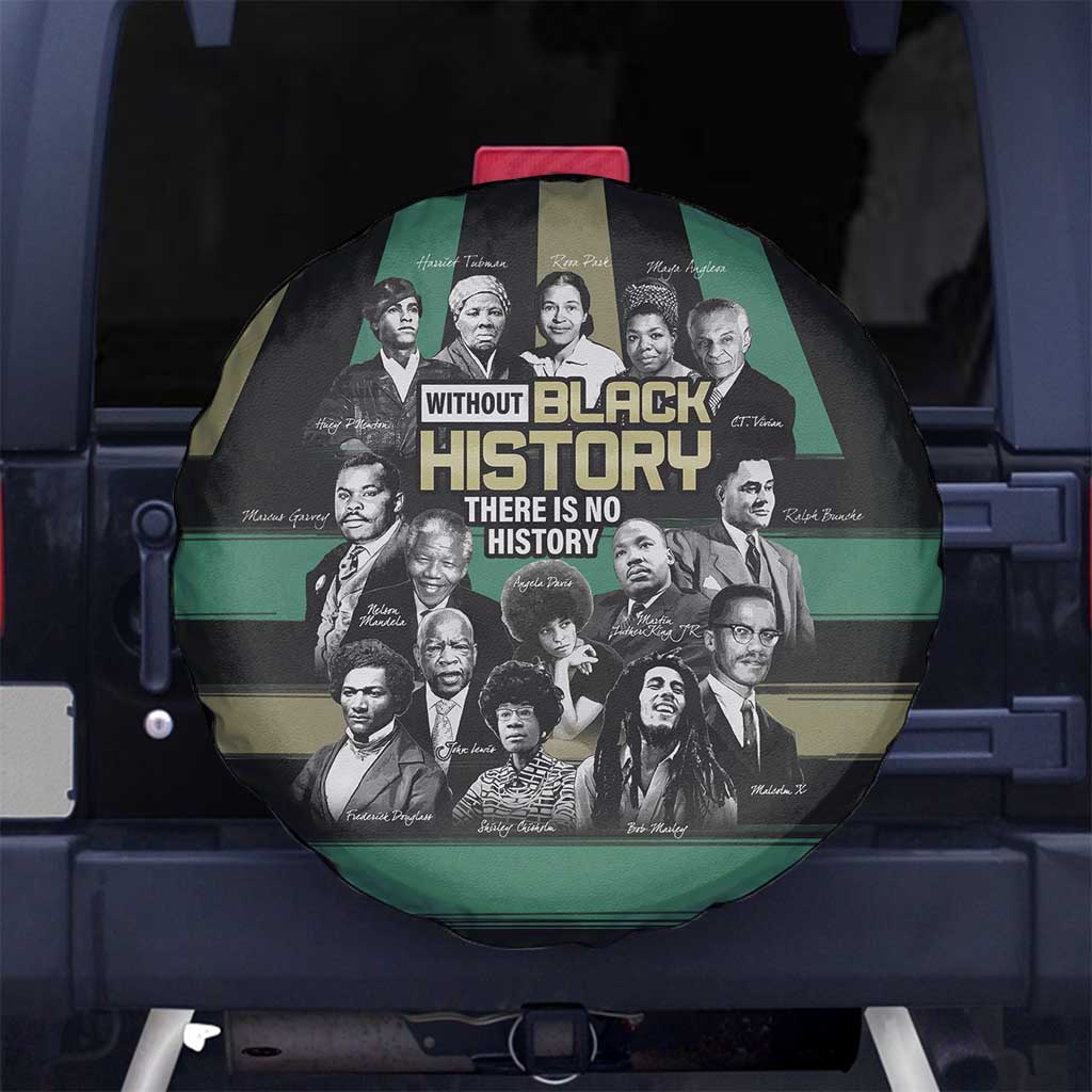 Without Black History There Is No History Spare Tire Cover African Hub