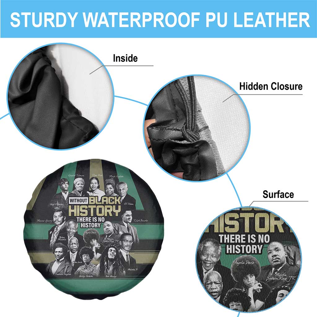 Without Black History There Is No History Spare Tire Cover African Hub