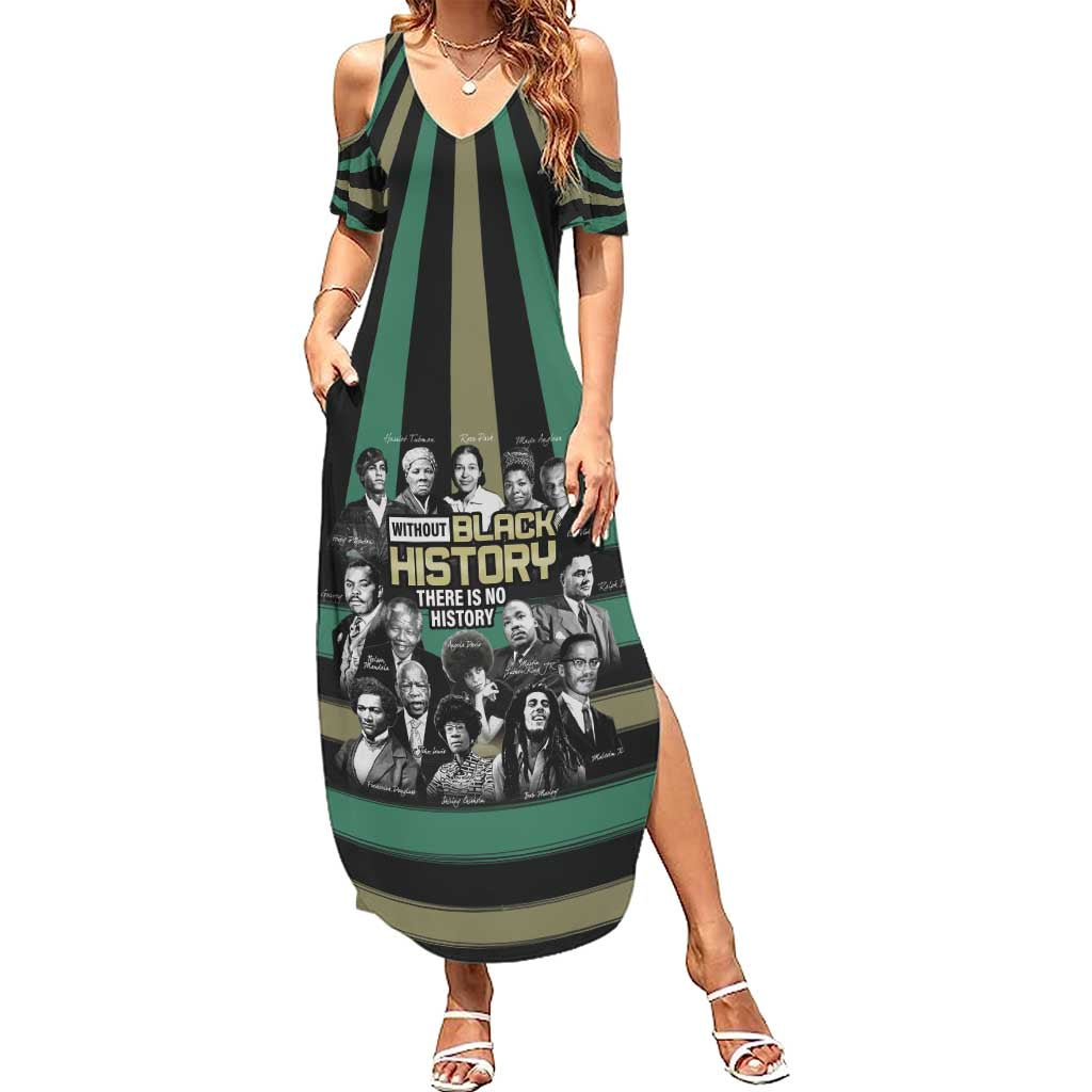 Without Black History There Is No History Summer Maxi Dress African Hub