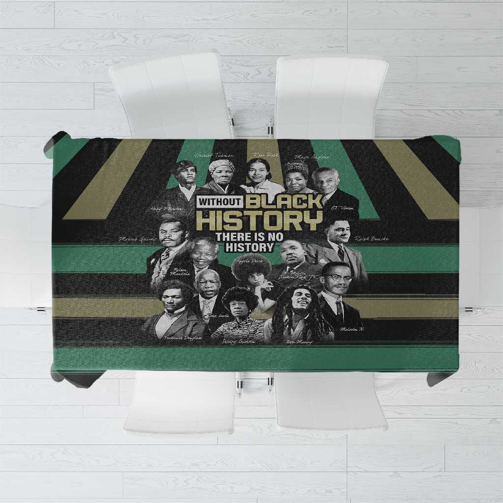 Without Black History There Is No History Tablecloth African Hub