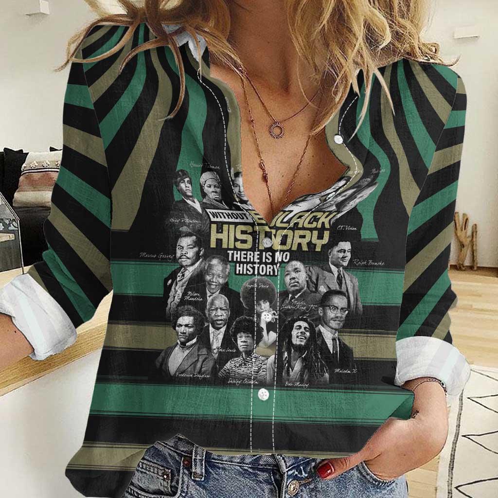 Without Black History There Is No History Women Casual Shirt African Hub