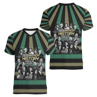 Without Black History There Is No History Women V-Neck T-Shirt African Hub