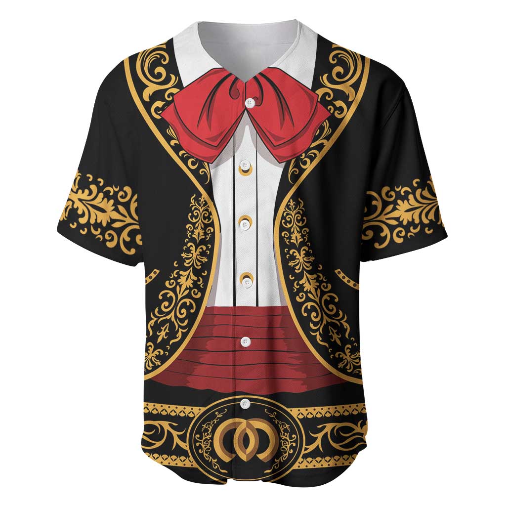 Mexican Charro Suit Baseball Jersey 2025 Cinco De Mayo Costume