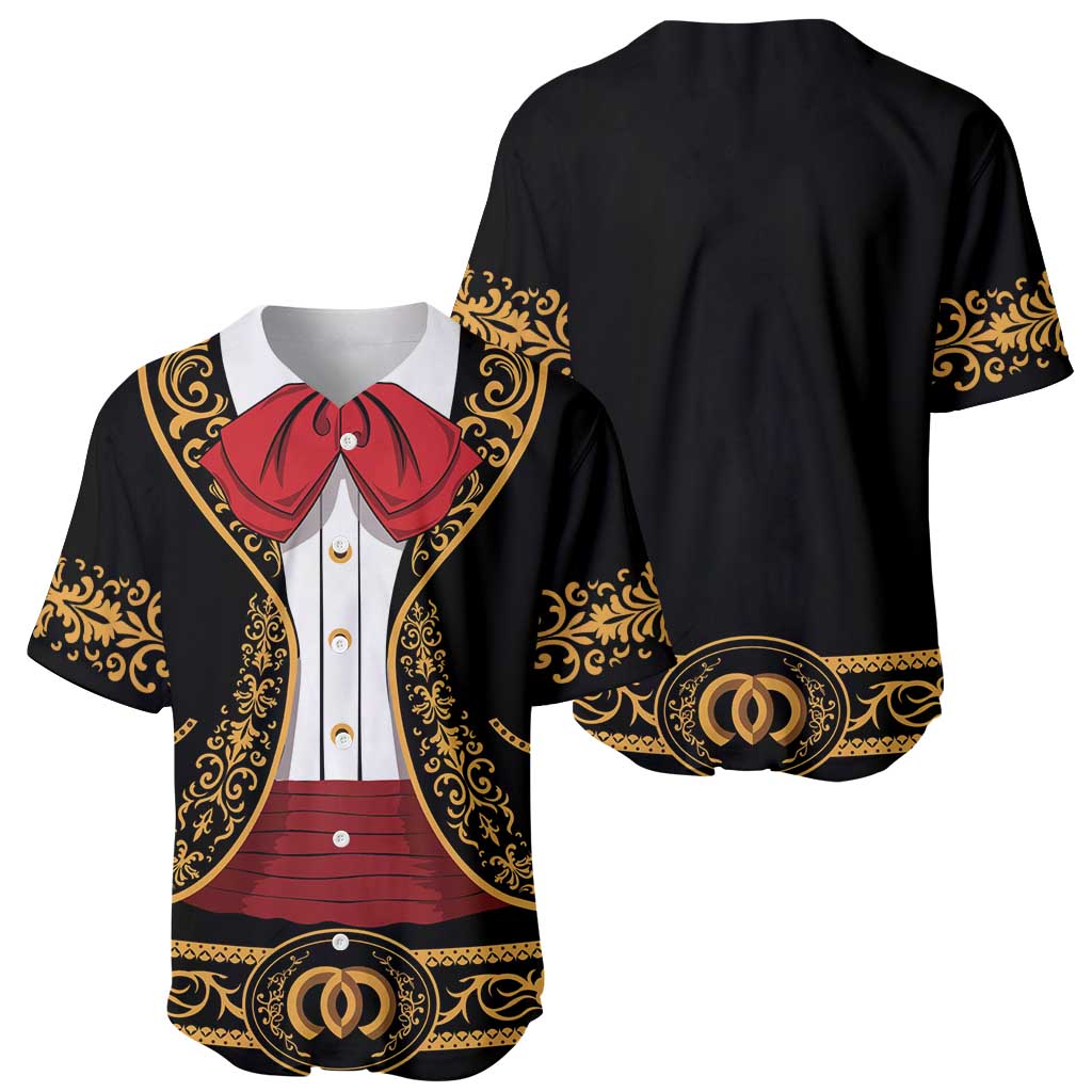 Mexican Charro Suit Baseball Jersey 2025 Cinco De Mayo Costume