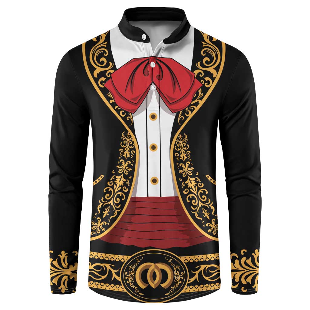 Mexican Charro Suit Button Sweatshirt 2025 Cinco De Mayo Costume