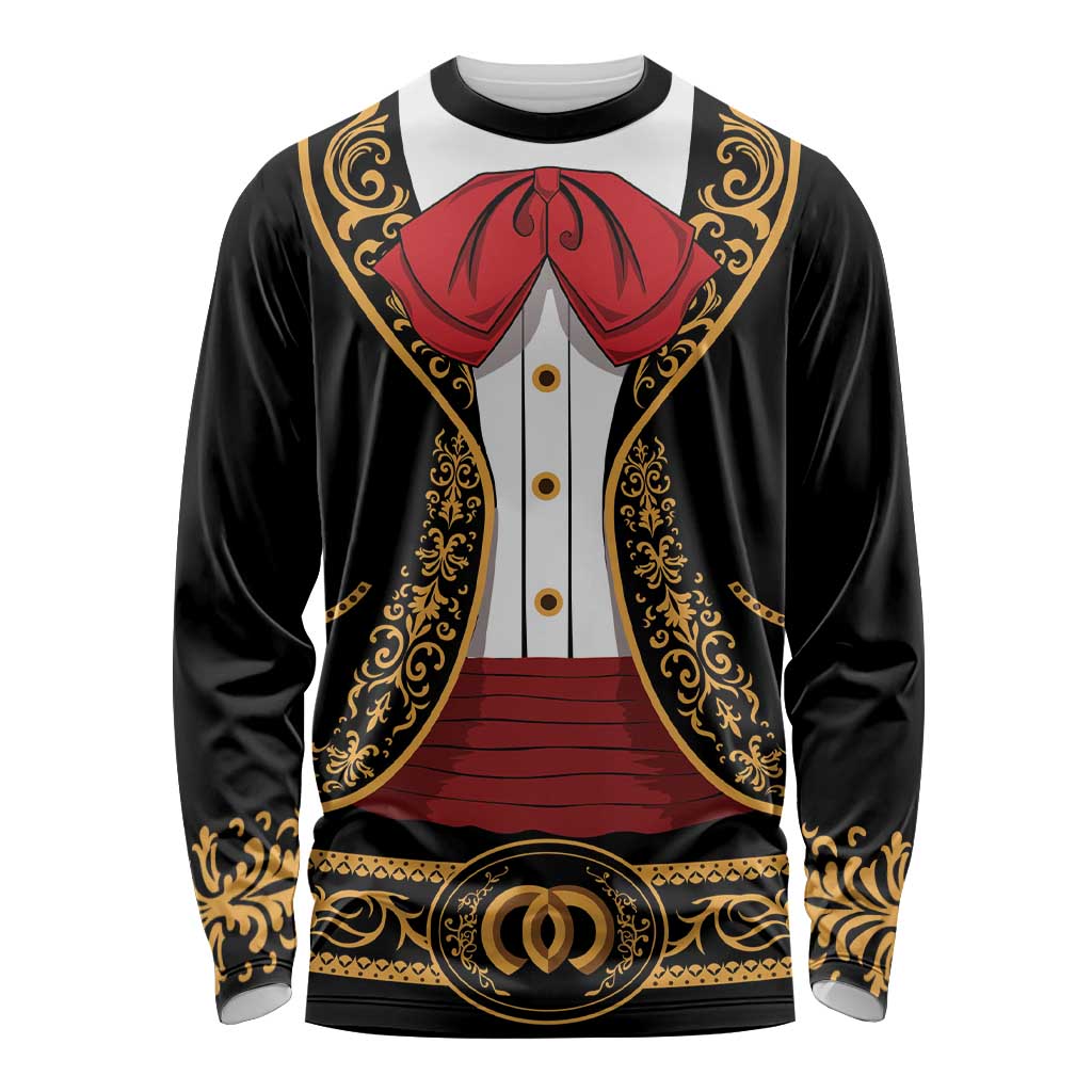 Mexican Charro Suit Long Sleeve Shirt 2025 Cinco De Mayo Costume