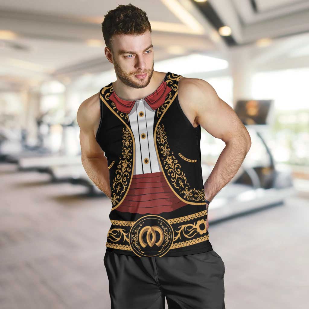 Mexican Charro Suit Men Tank Top 2025 Cinco De Mayo Costume