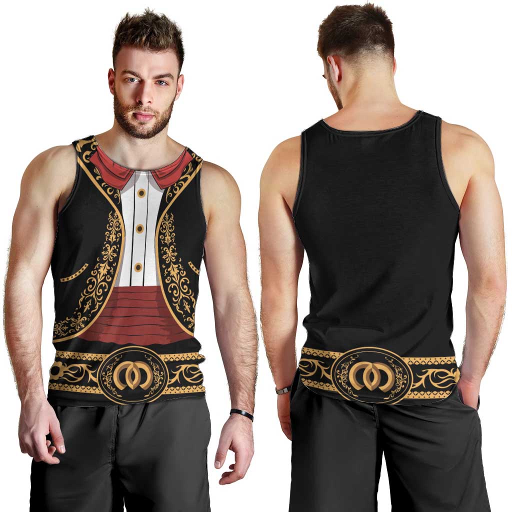 Mexican Charro Suit Men Tank Top 2025 Cinco De Mayo Costume
