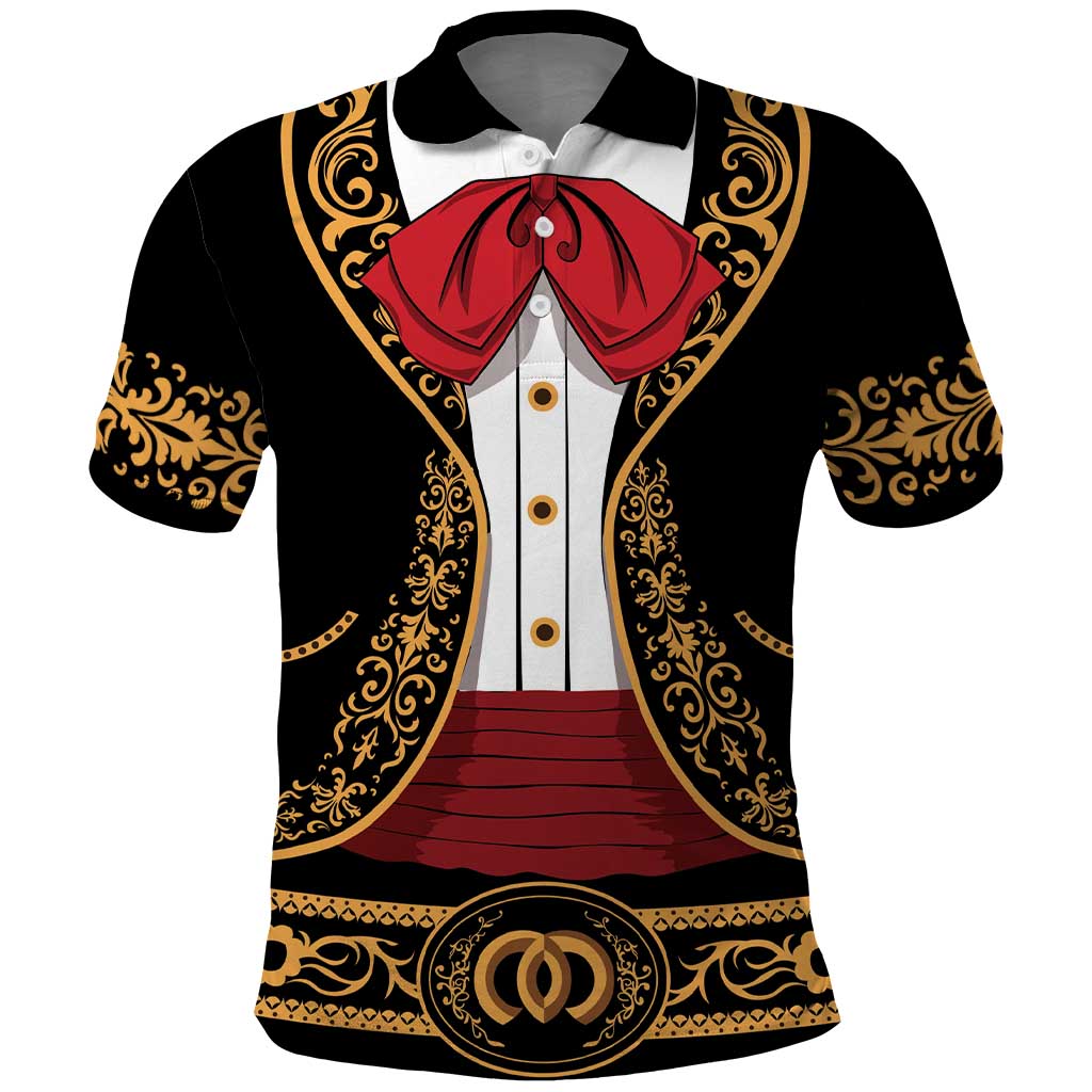 Mexican Charro Suit Polo Shirt 2025 Cinco De Mayo Costume