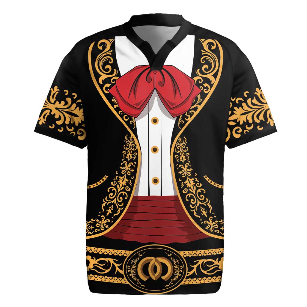 Mexican Charro Suit Rugby Jersey 2025 Cinco De Mayo Costume