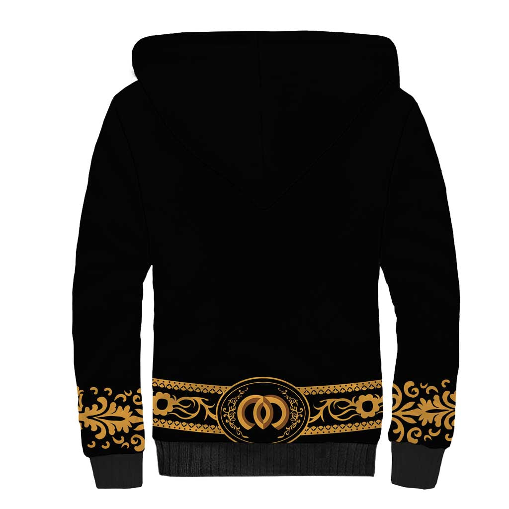 Mexican Charro Suit Sherpa Hoodie 2025 Cinco De Mayo Costume