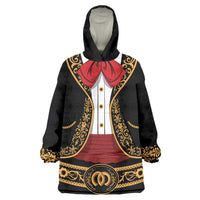 Mexican Charro Suit Wearable Blanket Hoodie 2025 Cinco De Mayo Costume