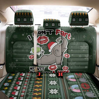Elephant I Didnt Fart My Butt Blew You A Kiss Back Car Seat Cover Elephant Christmas DT04 - Wonder Print Shop