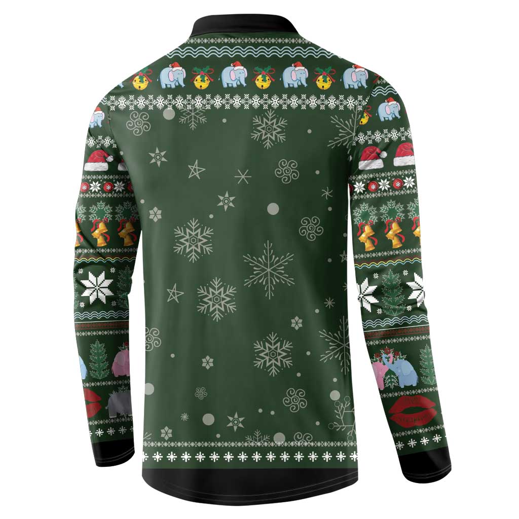 Elephant I Didnt Fart My Butt Blew You A Kiss Button Sweatshirt Elephant Christmas DT04 - Wonder Print Shop