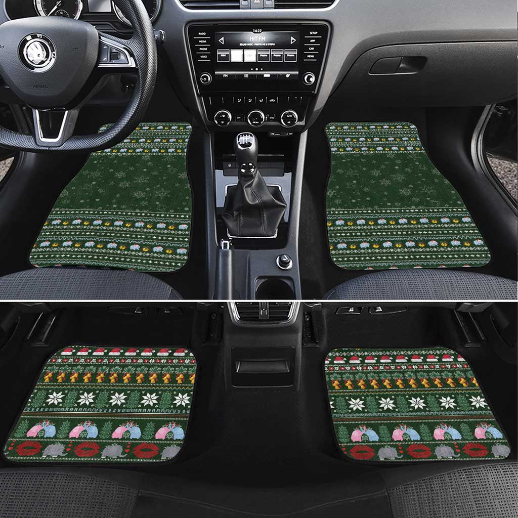 Elephant I Didnt Fart My Butt Blew You A Kiss Car Mats Elephant Christmas DT04 - Wonder Print Shop
