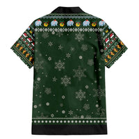 Elephant I Didnt Fart My Butt Blew You A Kiss Family Matching Mermaid Dress and Hawaiian Shirt Elephant Christmas DT04 - Wonder Print Shop